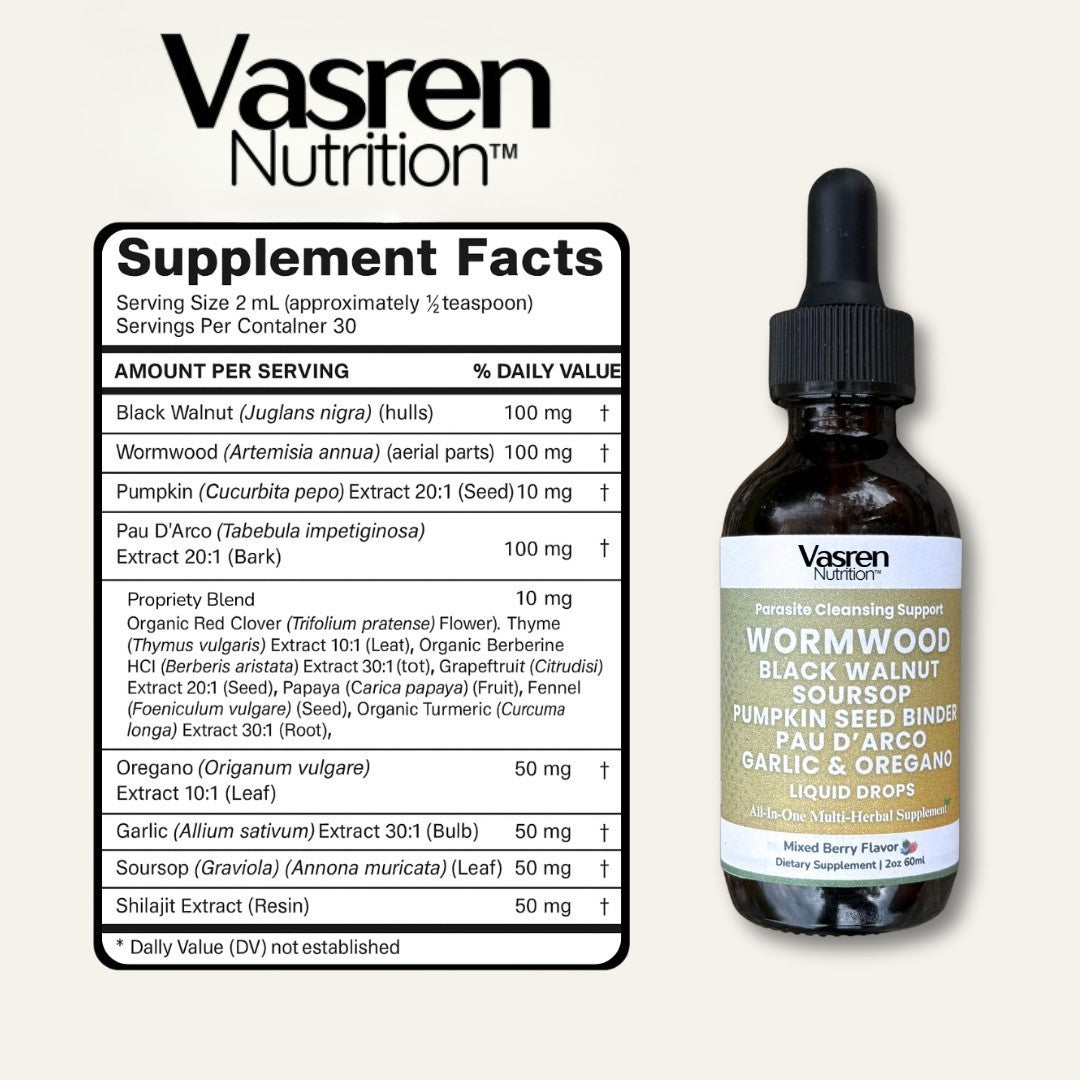 Wormwood Black Walnut Parasite Cleanser